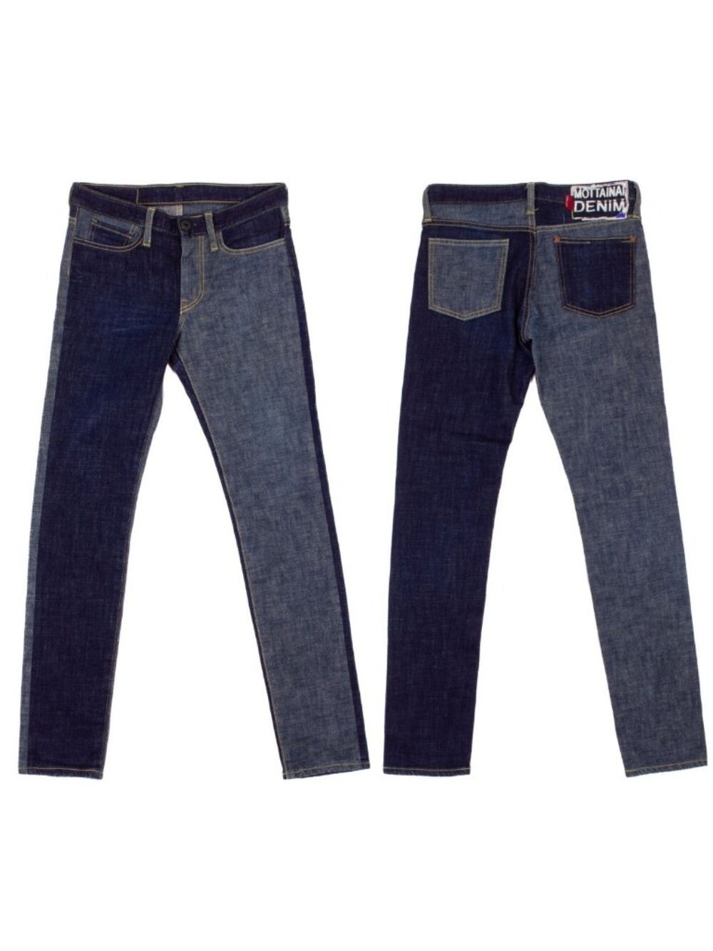 KAPITAL BLUE INDIGO TWO TONE JEANS JAPANESE COTTON BLEND